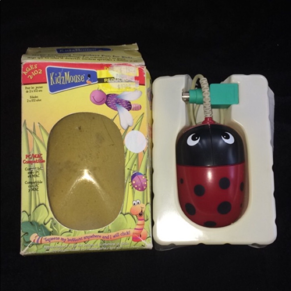 Computer lady bug mouse